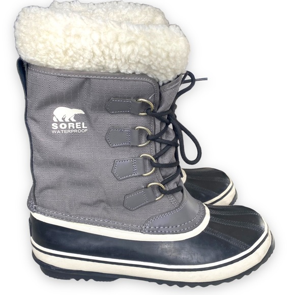 Sorel Shoes - Sorel Winter Carnival women's insulated boots NL 1495-035 Quarry/Black Size 9.5